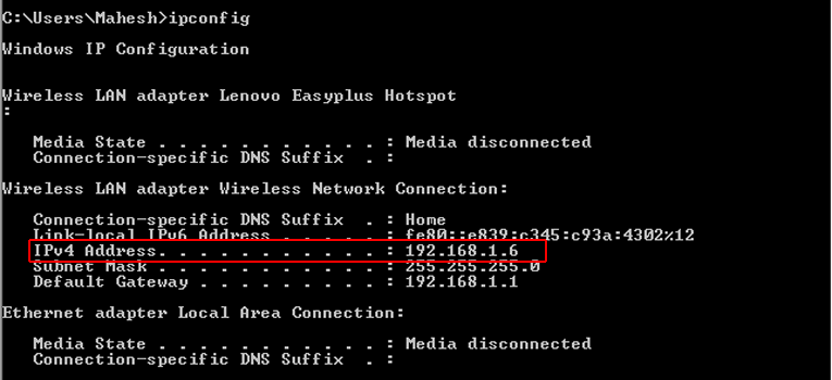 remote desktop connection using ip address