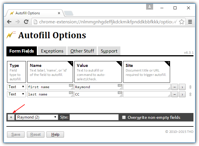 Auto Fill Forms