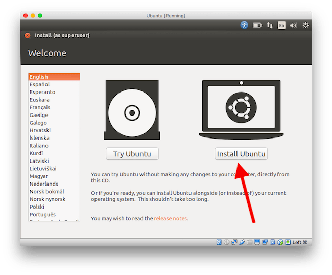 Установщик Ubuntu