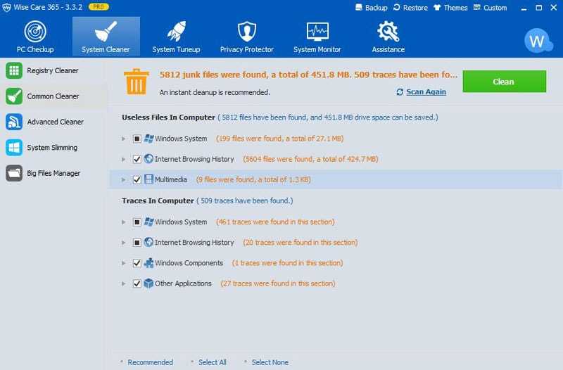 Wise Disk Cleaner 11.0.5.819 download the new