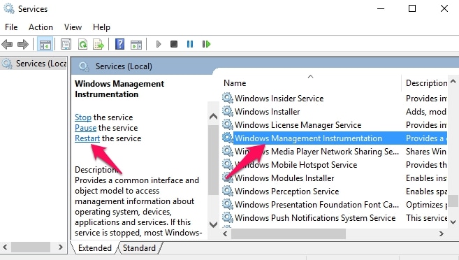 Wmi provider host windows 10