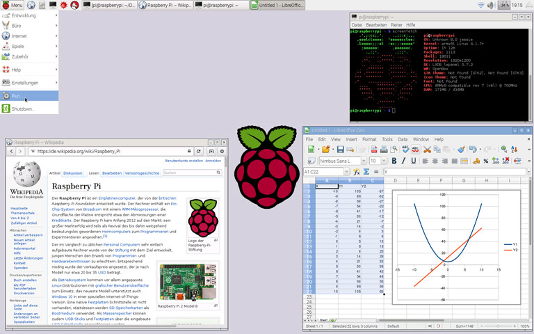 Raspbian software