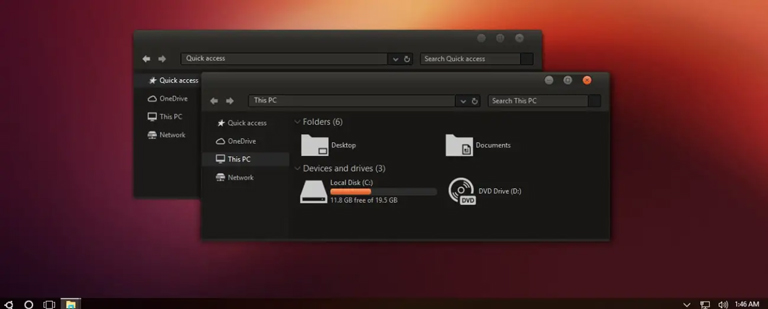 Ubuntu Dark Theme